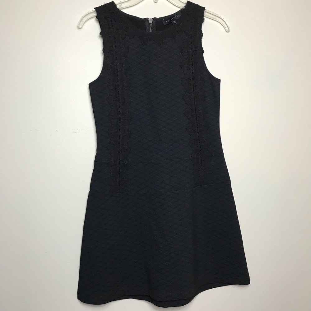 Sanctuary Black Easy Ponte Sleeveless Dress Sz XS